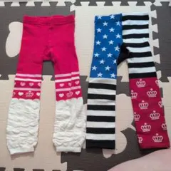 カラフル ベビーレギンス 2点セット