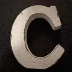 アルファベット C キーホルダー チャーム