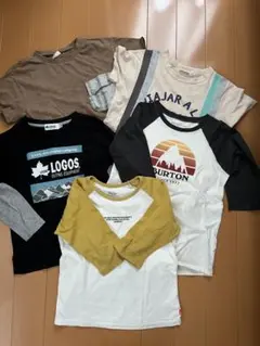 キッズ服 Tシャツ 長袖1枚 半袖2枚 七分袖2枚 アウター2枚 まとめて 男子