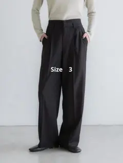 crewre クルーレ　2wayレイヤードストレートパンツ　Size 3