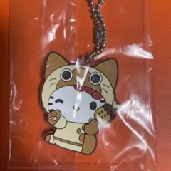 モンハン×サンリオキャラクターズ　カプセルラバーマスコット　⭐️アイルー×キティ