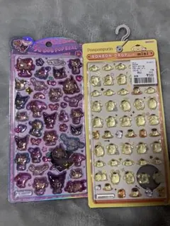 ボンボンドロップシールポムポムプリンmini うるちゅる日焼けキティ 2枚セット