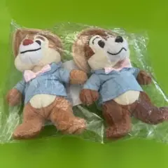 新品 未開封 チップとデール ぬいぐるみ チャーム 一番くじ Happyくじ
