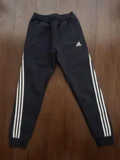 新品 アディダス 160 ジュニア トレーニングパンツ 厚手 スペーサー生地