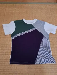 TK(タケオキクチ)　マルチカラー 切り替えデザイン Tシャツのサムネイル
