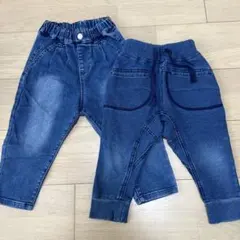 デニムパンツ 2点セット