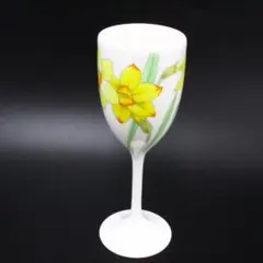 ◇中山製陶所 Nakayama ステムウエア ワイングラス 黄色 水仙