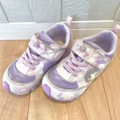 MOONSTAR LUVRUSH ムーンスター パープル スニーカー 17cm