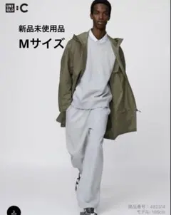 新品未使用 UNIQLO:C スウェットワイドパンツ M グレー