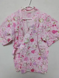 ハローキティ 甚平 120cm ピンク