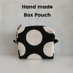 ハンドメイド/ボックスポーチ/コスメポーチ/サニタリーポーチ/スクエアポーチ