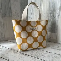 ♦46 ハンドメイド トートバッグ 水玉①