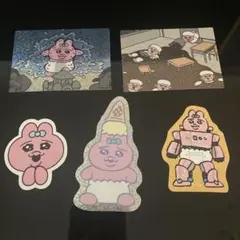 おぱんちゅうさぎ　ステッカー　5枚セット