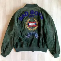 BAD BOYS ヴィンテージ ボンバーレザージャケット Lのサムネイル