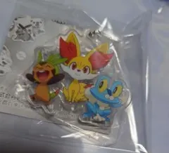 ポケモン キーホルダー アクリルスイング　フォッコ　ケロマツ　ハリマロン　②