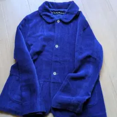 Needles ニードルス ベロア Vネックカーディガン パープル Sサイズ 