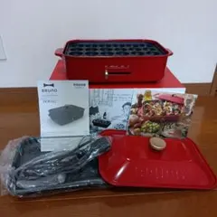 BRUNO コンパクトホットプレート BOE021 レッドのサムネイル