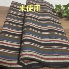 古布未使用品　縦縞柄　ハギレ綿　ハンドメイド用12ー①