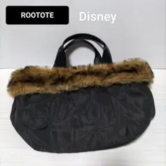 ROOTOTE DisneyMickeyミッキーデザイン ファー付きトートバッグ