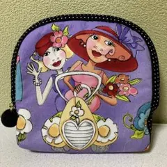 ハンドメイドポーチ　ロラライハリス ガーデニングレディ