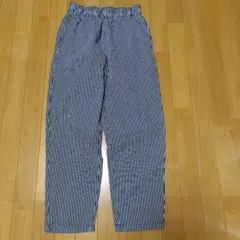 GU シェフパンツ ヒッコリー ストライプ イージーパンツ S　男女兼用のサムネイル