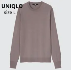 ◆ UNIQLO ユニクロ エクストラファインメリノクルーネックセーター（長袖）