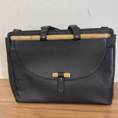 新品未使用　TRAMONTANO NAPOLI ビジネスバッグ ブラックのサムネイル