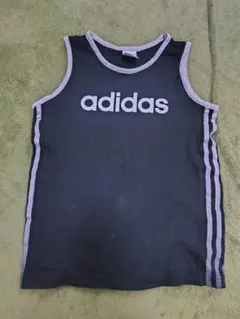 adidas ノースリーブ タンクトップ 黒