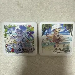 東方ロストワード コラボカフェ スクエア缶バッジ　缶バッジ