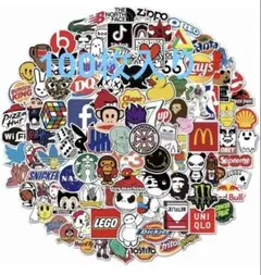 ポップカルチャー ステッカー コレクション100枚入り