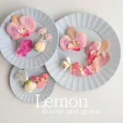 胡蝶蘭　バラ　ヘッドパーツ造花　レッドピンク　アーティフィシャルフラワー　和装