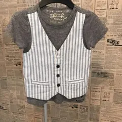 ★FITH★ベスト付きTシャツ★110★検）デニムアンドダンガリー.ザラ.H&M