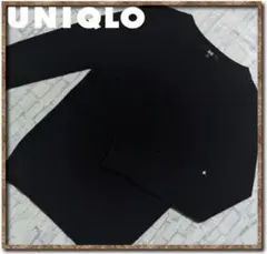 ユニクロ　カシミヤ100%Vネックニット　黒