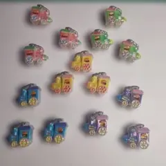 カスタムボールペン対応、汽車のビーズ１５個セット