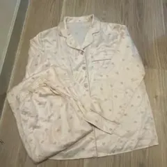 GUハート柄サテンパジャマセット
