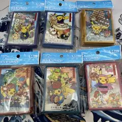 ポケモンセンタートウホク お祭りごっこ ポケカ　スリーブ　デッキシールド 6種②のサムネイル