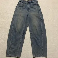 GUバレルレッグジーンズ＊XS＊丈短め(68.0cm)