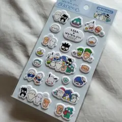 しろたん はぴだんぶい サンリオ ぷくっとシール けろっぴ ハンギョドン