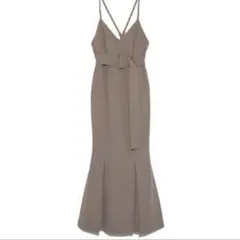 snidel スナイデル ウエストベルトマーメイドキャミワンピース