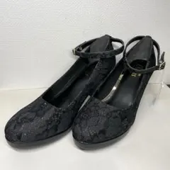 新品　プティームデュラス レース柄　パンプス　ハイヒール
