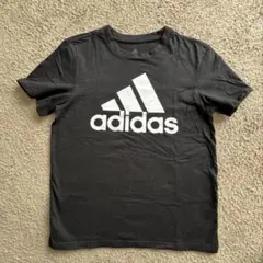 adidasアディダス 黒 Tシャツ Lサイズ(綿100%)