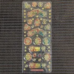 HELLOKITTY ハローキティ 立体シール 7x17cm 平成レトロ