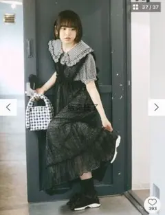 チュールフリルレイヤードワンピース merryjenny 完売品