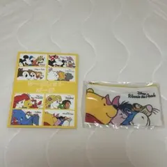 くまのプーさん　ディズニーキャラクター シークレット ポーチ フラット