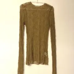 ZARA シアーシャツ　Mのサムネイル