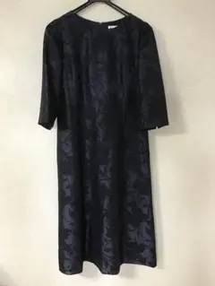 Belle Current 花柄 七分袖 ワンピース 9AR