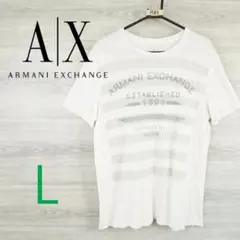 ARMANI●アルマーニ エクスチェンジ＜刺繍ロゴ Tシャツ＞M1583c