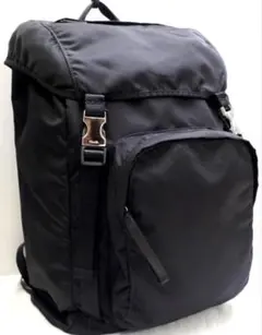 美品◆ PRADA プラダ V135 男女可 ナイロン リュック バックパック黒