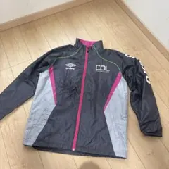 umbro ジャケット グレー/ピンクLサイズす