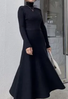 BirthdayBASH　ハイネックニットワンピース